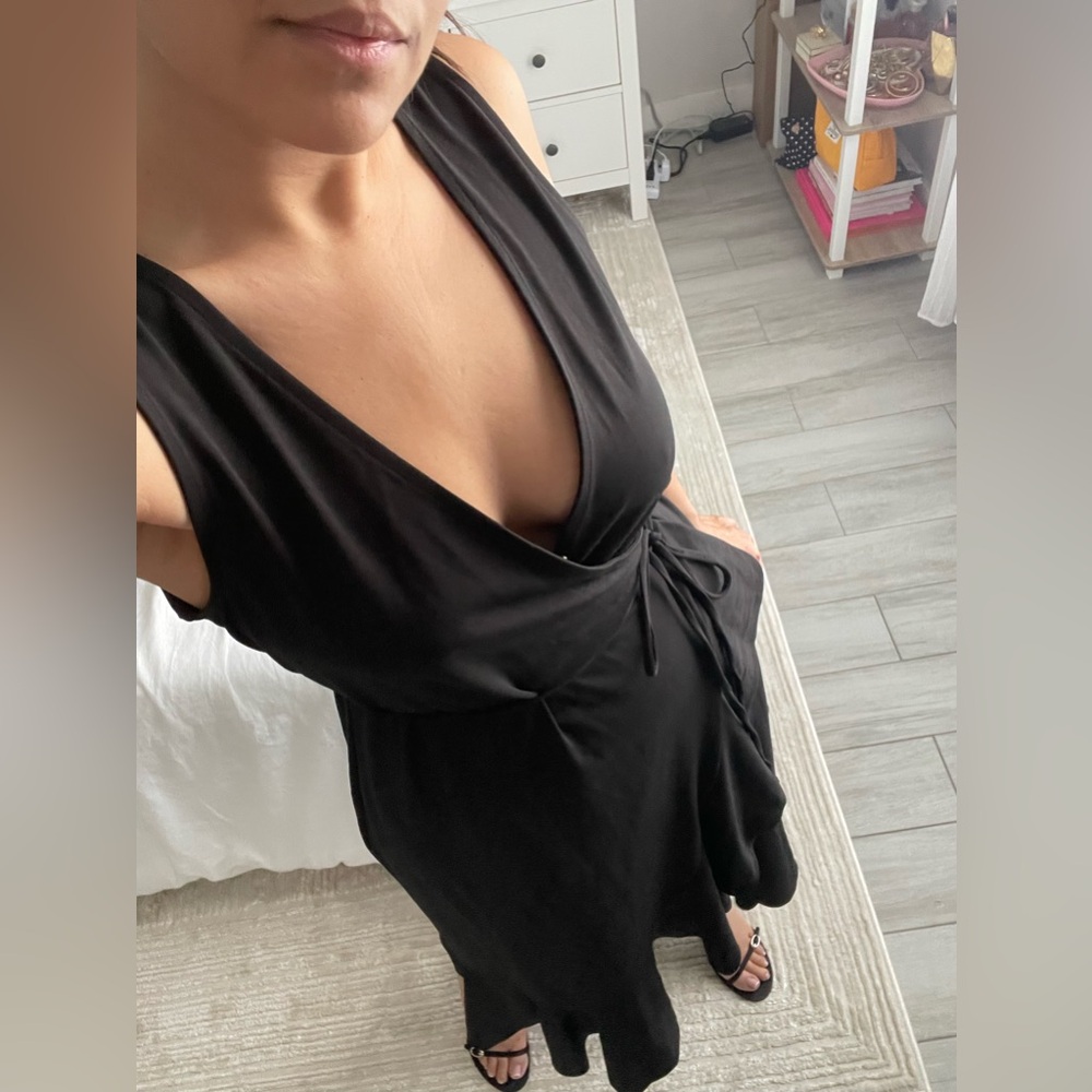 Banana Republic Black High Low Dress - Picture 4 of 8